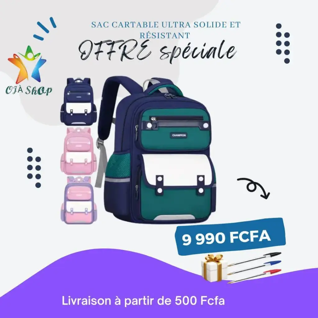 SAC CARTABLE ULTRA SOLIDE